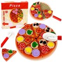 Drewniany Zestaw Do Krojenia Pizza Na Rzepy Kółko Do Krojenia Deska