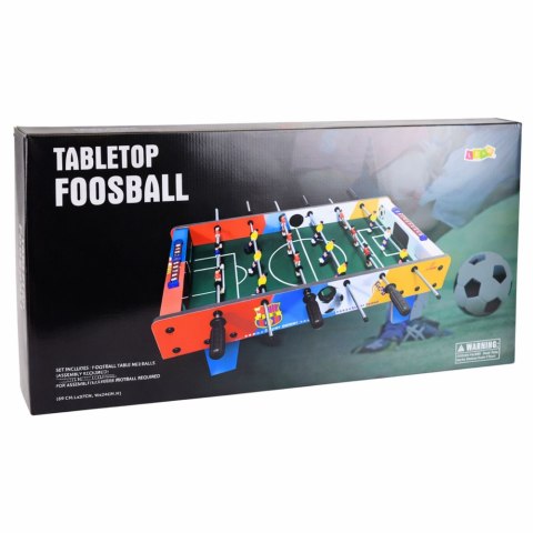 Mini Stół Do Piłkarzyków Gra Zręcznościowa Stołowa 2 Piłki Football 69 cm