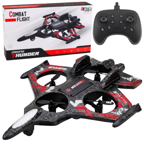 Myśliwiec Dron Fighter Samolot Zdalnie Sterowany RC Piankowy Akrobacje 360°
