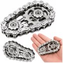 Fidget Spinner Łańcuch Zębatki Antystresowy Stal Nierdzewna
