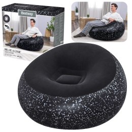 Fotel Dmuchany Siedzisko Czarny Inflate A Chair Bestway 75153