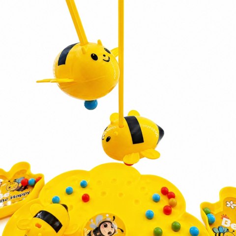 Gra Zręcznościowa Towarzyska Planszowa Pszczółki Magnetyczne Kuleczki