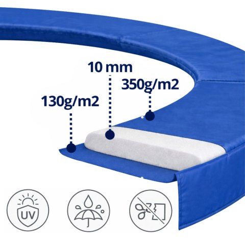 Osłona Sprężyn Do Trampoliny LEAN SPRING PAD Niebieska 360-376 CM 12FT