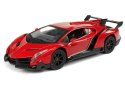 Auto Zdalnie Sterowane RC Lamborghini Veneno Z Kierownicą Czerwone 1:24