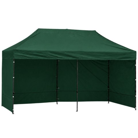Namiot Ekspresowy Ogrodowy Cateringowy Pawilon Handlowy Zielony 3x6 M