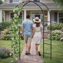 Pergola Ogrodowa Metalowa Na Rośliny Podpora Do Pnączy Łuk 240x140 cm