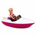 Lalka Anlily w Motorówce Piesek Szczeniak Kamizelka Deska Akcesoria Zestaw
