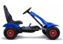 Sportowy Gokart Na Pedały F618 Pomowane Koła Obciążenie 50kg Niebieski