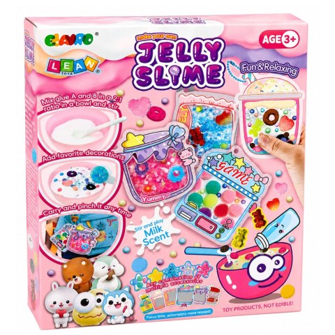Zestaw Kreatywny Do Tworzenia Ozdobnego Jelly Slime DIY Glutek Akcesoria
