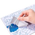 Zestaw Kreatywny Plastyczny Foil Art DIY Wyklejanie Błyszczącą Folią