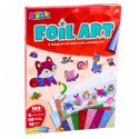 Zestaw Kreatywny Plastyczny Foil Art DIY Wyklejanie Błyszczącą Folią