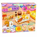 Zestaw Kreatywny Plastyczny Tworzenie Squish Ozdobne Jedzenie Śniadanie DIY