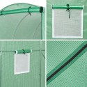 Tunel Ogrodowy Foliowy Szklarnia Na Warzywa Okna Zielony UV 3,5x2x2M 7M²