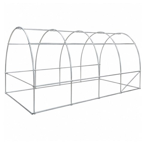 Tunel Ogrodowy Foliowy Szklarnia Na Warzywa Z Oknami Zielony UV 2x3 M 6M²