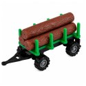 Zestaw Pojazdy Rolnicze Traktor Sieczkarnia Przyczepa Do Drewna 1:68 4 szt.