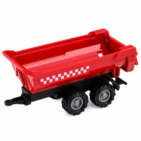 Zestaw Pojazdy Rolnicze Traktor Sieczkarnia Przyczepy Transport 1:68 4 szt.