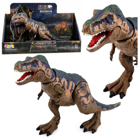 Figurka Dinozaura T-Rex Tyranozaur Rex Realistyczny Ruchome Kończyny Dźwięk
