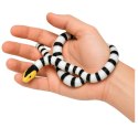 Wąż Gumowy Figurka Rozciągliwa Realistyczna Czarno-Biały 33 cm