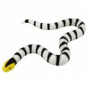 Wąż Gumowy Figurka Rozciągliwa Realistyczna Czarno-Biały 33 cm