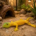 Gekon Złocisty Gumowa Figurka Rozciągliwa Realistyczna Gad 15,5 cm