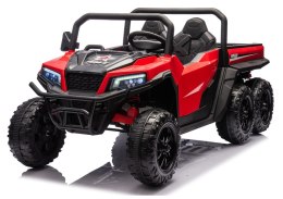 Pojazd Na Akumulator 6 Kół XB-1038A 4x4 24V Czerwony