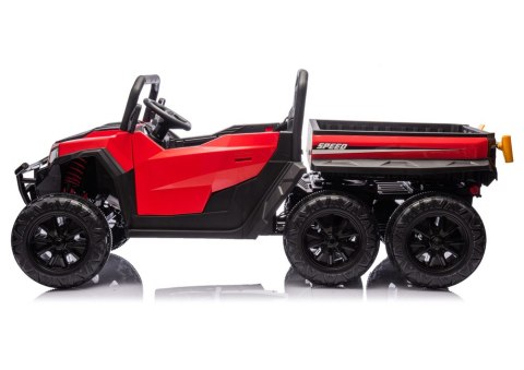 Pojazd Na Akumulator 6 Kół XB-1038A 4x4 24V Czerwony