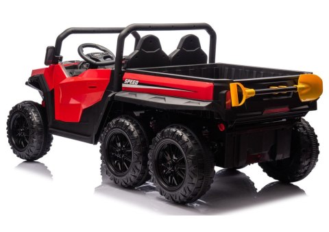 Pojazd Na Akumulator 6 Kół XB-1038A 4x4 24V Czerwony