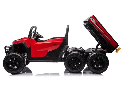 Pojazd Na Akumulator 6 Kół XB-1038A 4x4 24V Czerwony