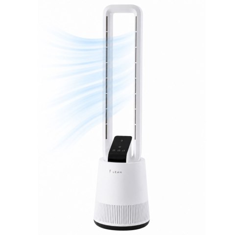 Wentylator Bezłopatkowy Podłogowy Oscylacja Timer Wyświetlacz 45W LCD PILOT