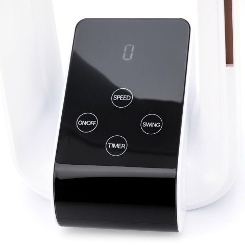 Wentylator Bezłopatkowy Podłogowy Oscylacja Timer Wyświetlacz 45W LCD PILOT
