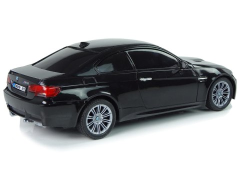 Auto Zdalnie Sterowane BMW M3 Czarny Pilot Kierownica 1:18 Dźwięk Światła