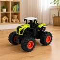 Wysoki Traktor Rolniczy Zdalnie Sterowany RC Zielony Światła Dźwięki 1:16