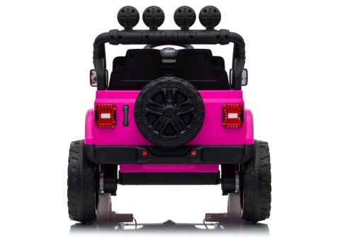 Pojazd Na Akumulator Jeep Rubicon DK-JWR558 24V Różowy