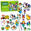Puzzle Magnetyczne Zwierzęta Domowe Farma Magnesy Na Lodówkę Tablice 30 el.