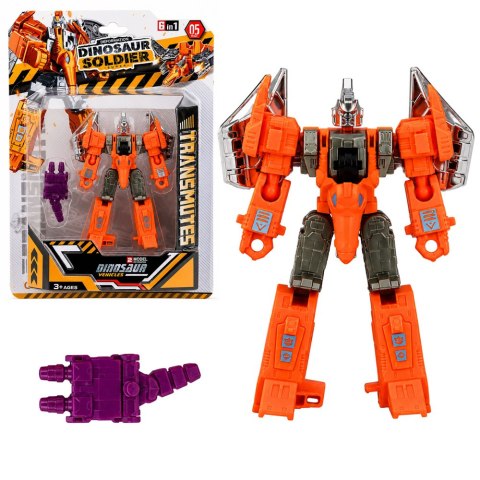 Robot Dinozaur 2w1 Zmieniający Się Ruchome Elementy Figurka Mix