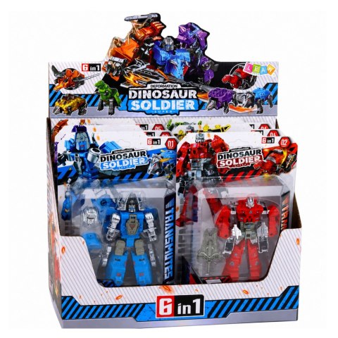 Robot Dinozaur 2w1 Zmieniający Się Ruchome Elementy Figurka Mix