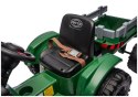 Traktor Na Akumulator CH9959B Z Przyczepą Ciemno Zielony 24V