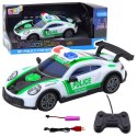 Samochód Policyjny Sportowy Zdalnie Sterowany RC Drift Światła LED 1:22