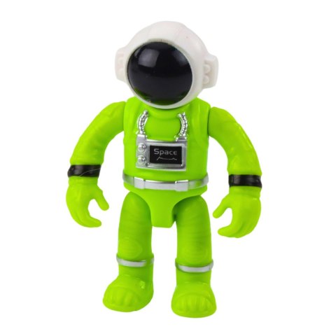 Statek Kosmiczny Ufo Figurka Astronauty Światła Dźwięki Zielony