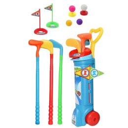 Zestaw Do Gry W Golfa Wózek Kije Pole Gra Sportowa 20el