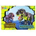 Dinozaur Na Baterie Tyranozaur Rex Chodzący Światła Dźwięk Brązowy