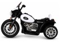 Motor na Akumulator Trójkołowy JT568 Policja Dla Dzieci Światło LED Czarny