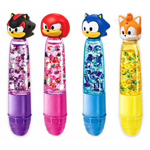 Idea Art Zestaw Fabryka Markerów Zakreślaczy 4 sztuki Sonic Clementoni 18424