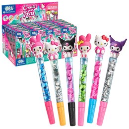 Idea Art Zestaw Mini Fabryka Długopisów Hello Kitty i Przyjaciele Clementoni 18450