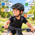 Kask Rowerowy MTB Regulowany Z Odpinanym Daszkiem Uniwersalny Czarny