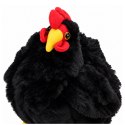 Pluszowa Kura Maskotka Przytulanka Miękka Puszysta Czarna 20 cm