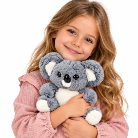 Pluszowy Miś Koala Maskotka Przytulanka Miękki Szary 23 cm