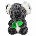 Pluszowy Miś Koala Z Zielonym Szalikiem Przytulanka Maskotka Szary 22cm