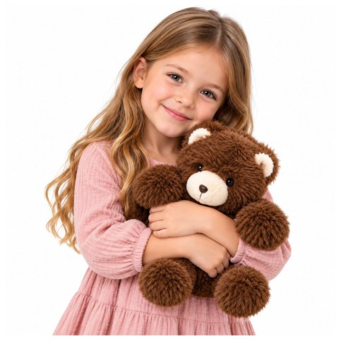 Pluszowy Niedźwiedź Przytulanka Maskotka Obciążeniowy Brązowy 30cm