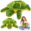 Pluszowy Żółw Maskotka Przytulanka Miękki Żółto-Zielony 23cm